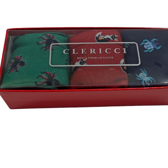 Men’s Crew Socks New Boxed Gift Set- 3 Pack- Critters Theme - Picture 8 of 9